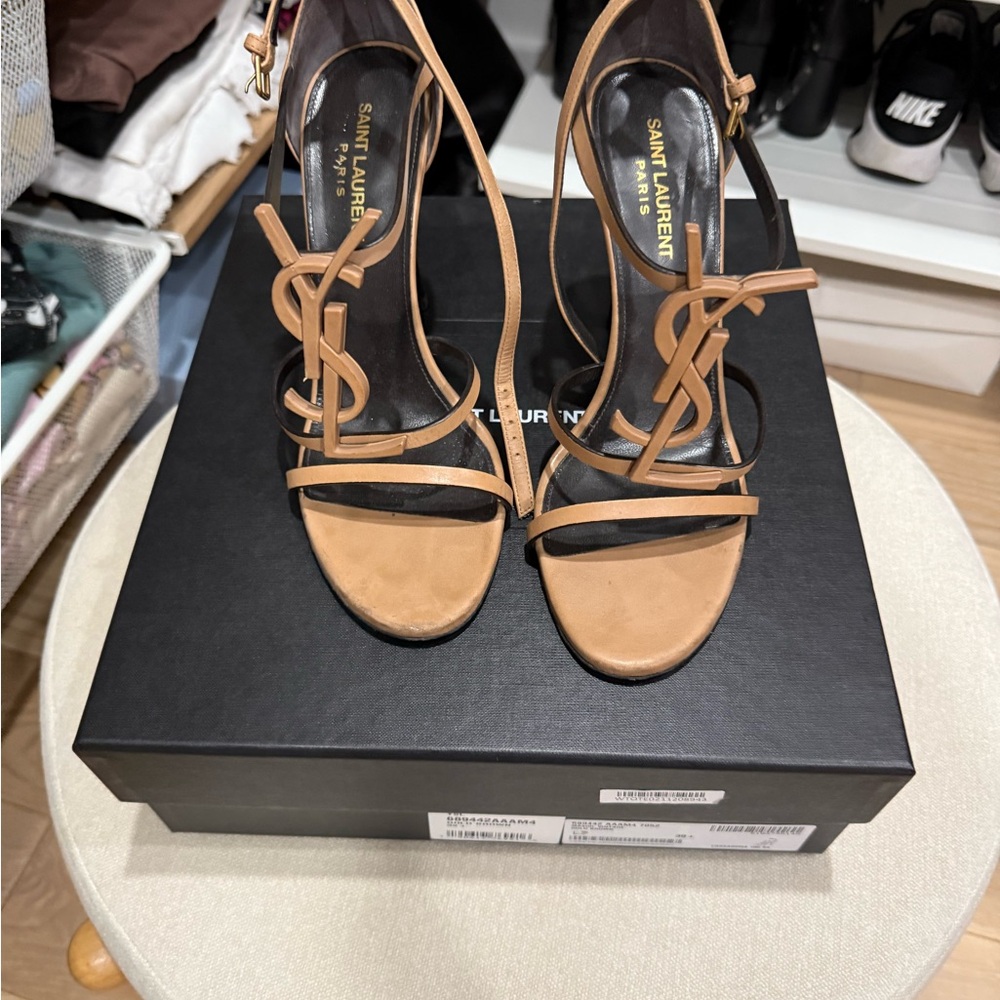 Saint Laurent Tan Women's Sandals